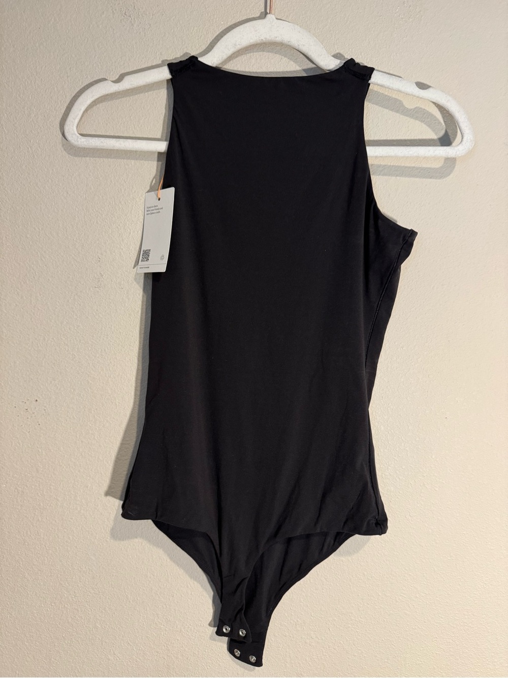 Quince Second Skin High Neck Bodysuit Black - Picture 2 of 3